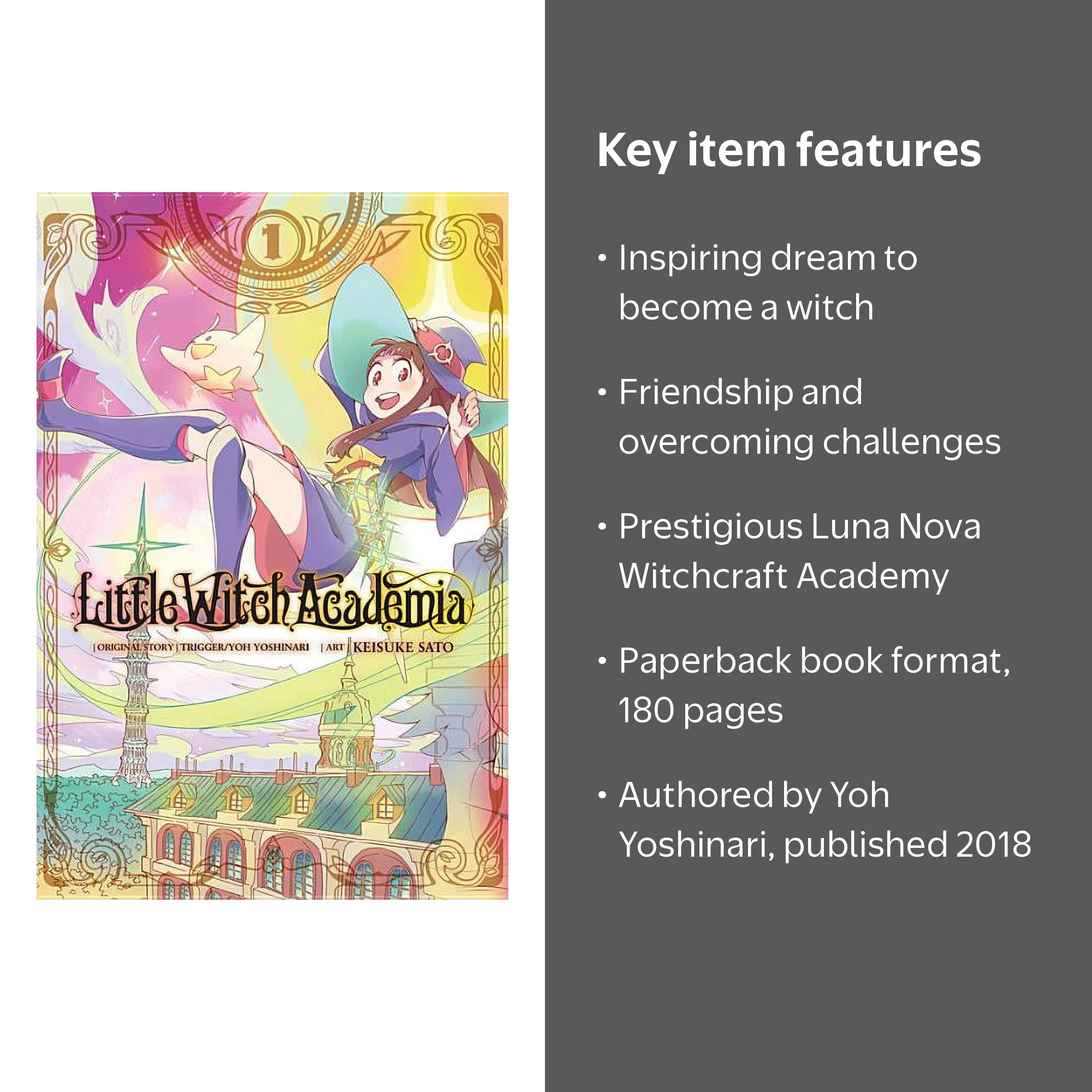 Little Witch Academia, Vol. 1 (Paperback) - Walmart.com