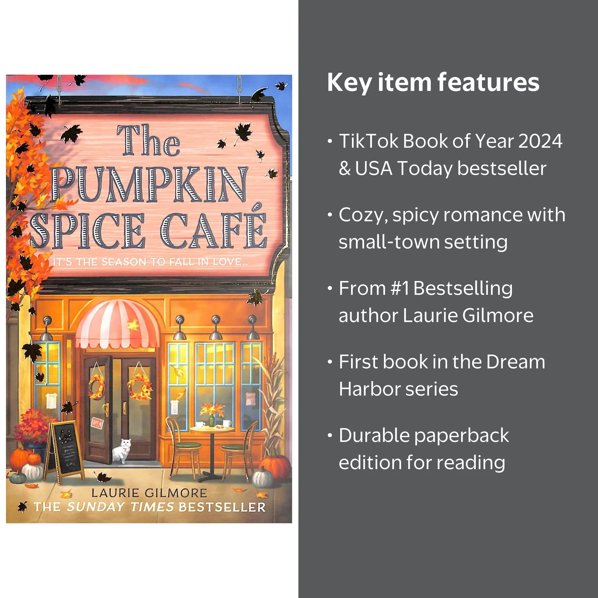 Laurie Gilmore The Pumpkin Spice Café Paperback Cozy Small Town
