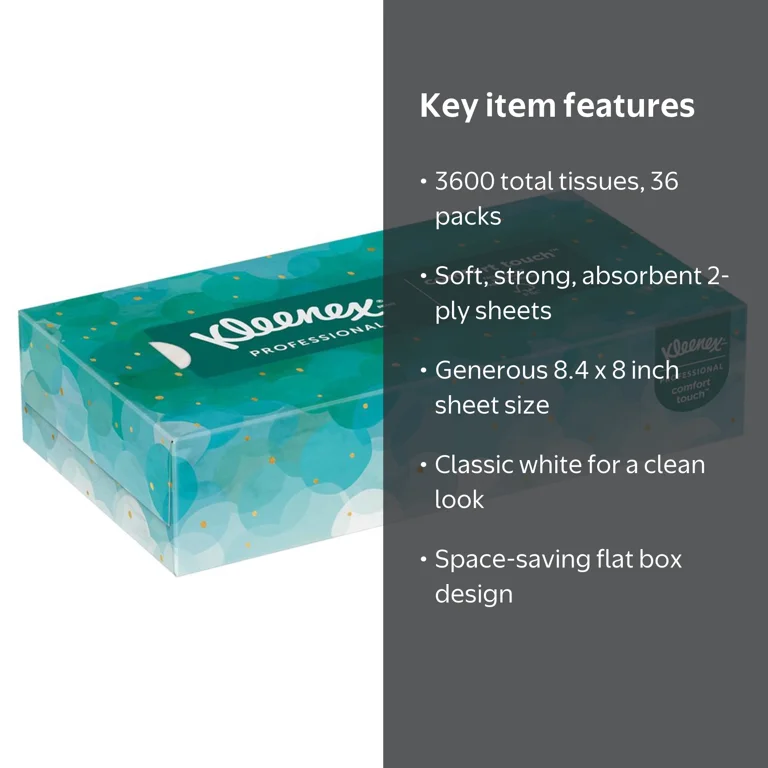 Kleenex Bulk Multipack 2-Ply Facial Tissue, 36 Packs of 100 Count