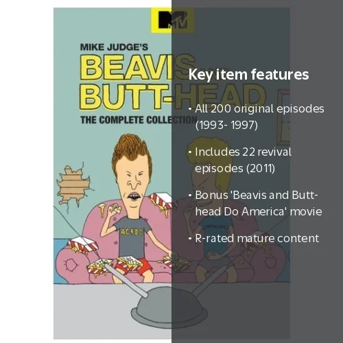 ビーバス&バットヘッド⭐︎THE COMPLETE COLLECTION Paramount Beavis and Butt-Head The Complete Collection, 12 Discs