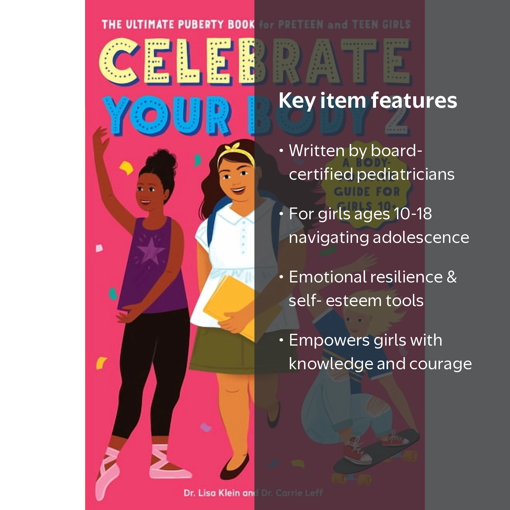 Dr Carrie Leff, The Ultimate Puberty Book for Girls, 188 pages