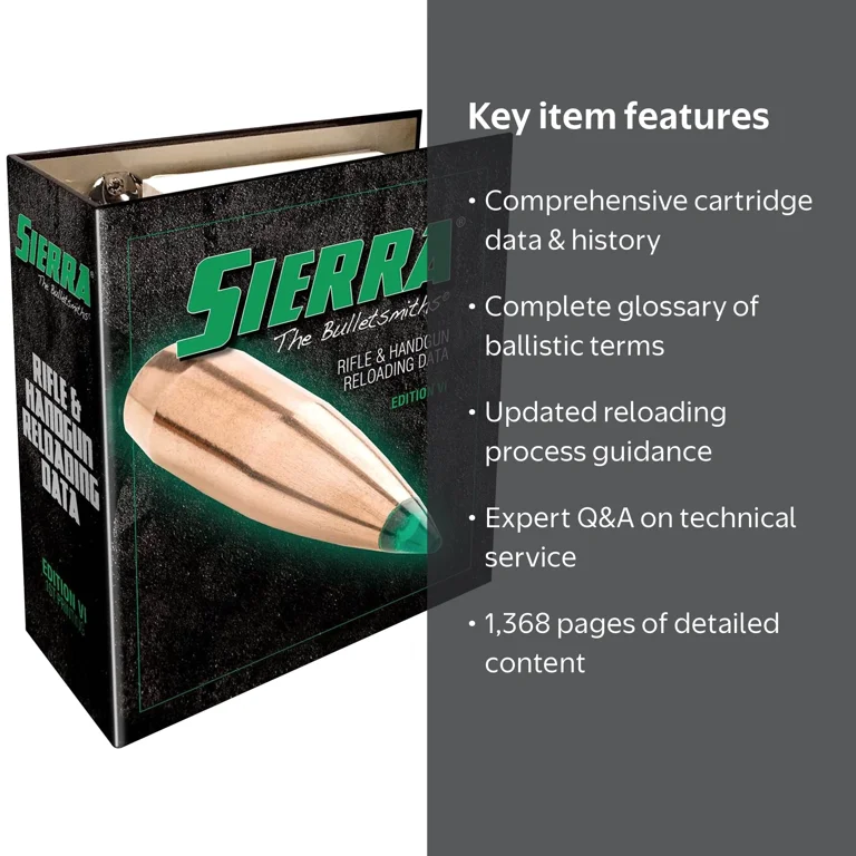 Sierra, Reloading Manuals, 600 Cartridge Ballistic, 6th Edition