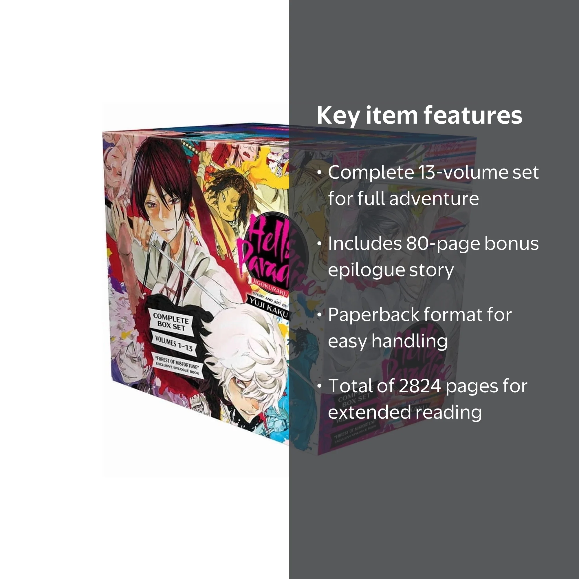 Hell's Paradise: Jigokuraku Complete Box Set Volumes 1-13