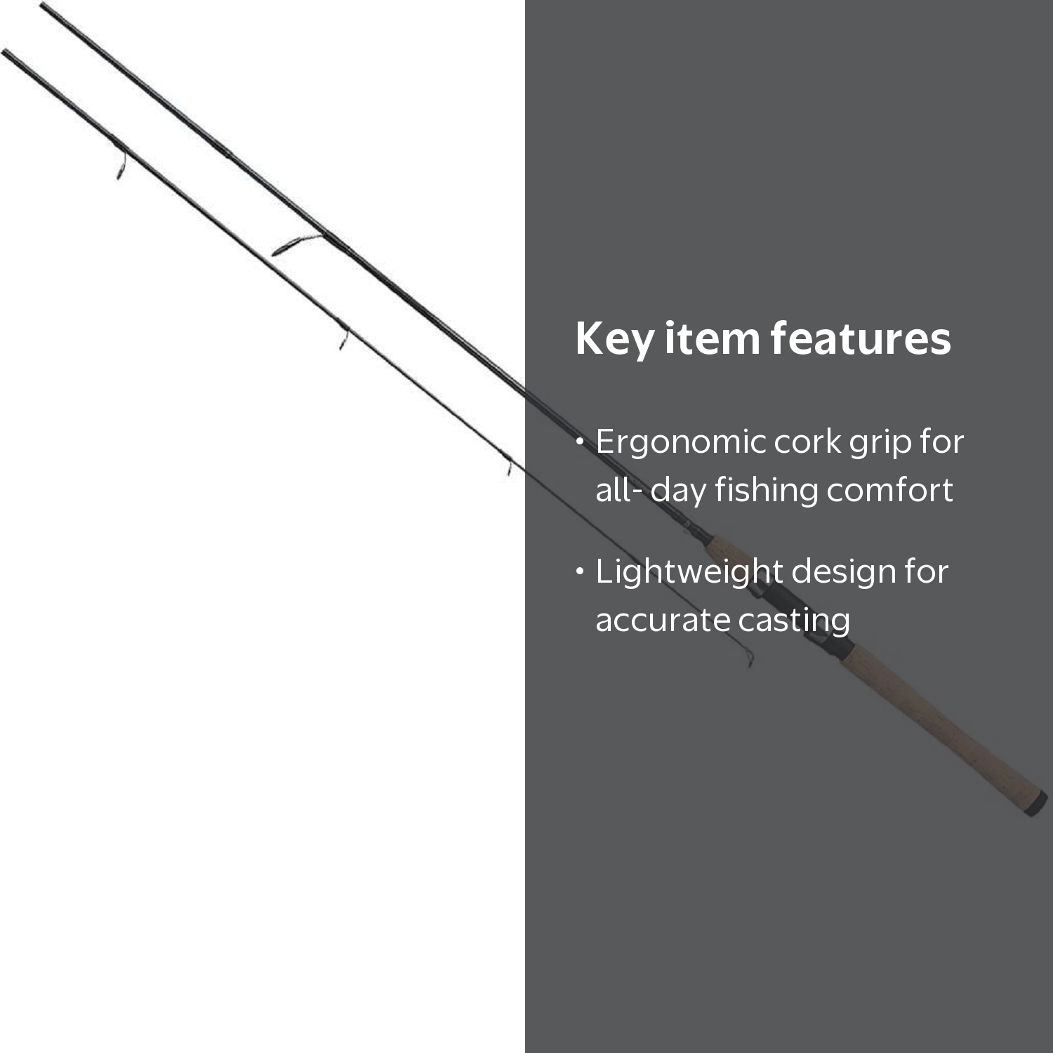 Daiwa Crossfire CFF702MHFB Fishing Rod Black Medium Graphite