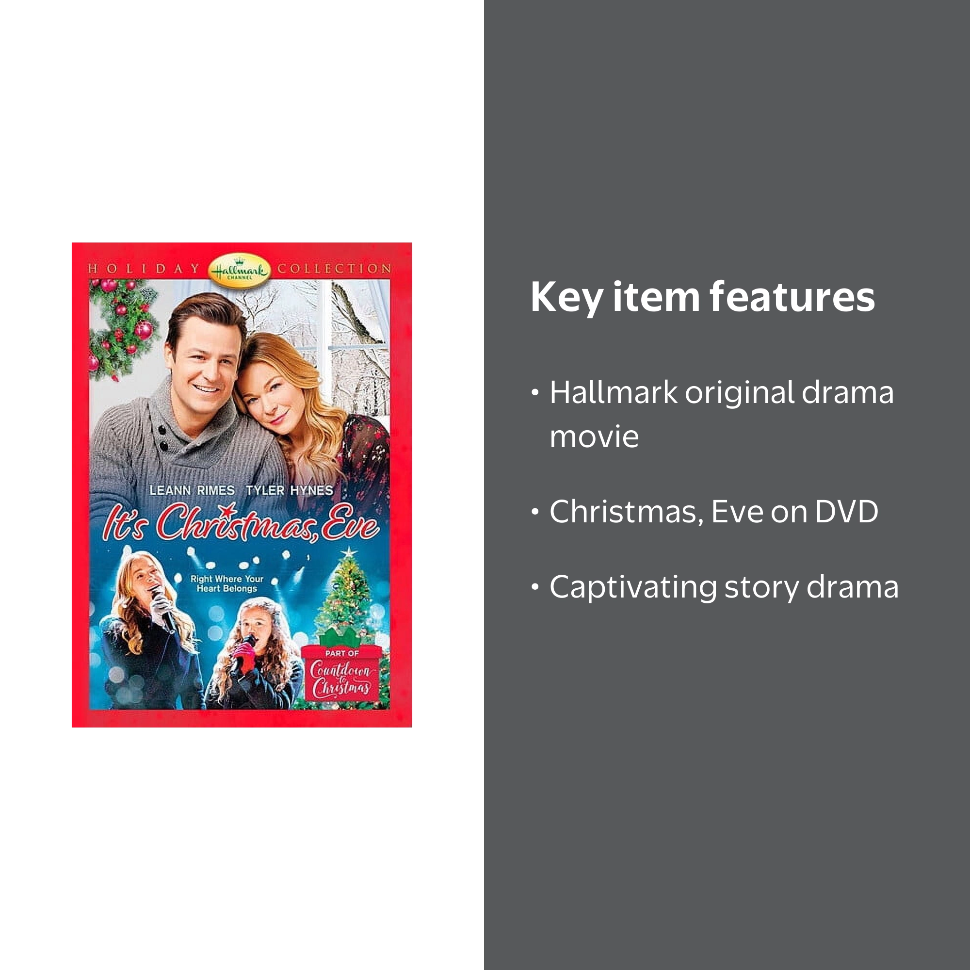 Hallmark Drama Movie: It's Christmas, Eve (DVD) - Walmart.com