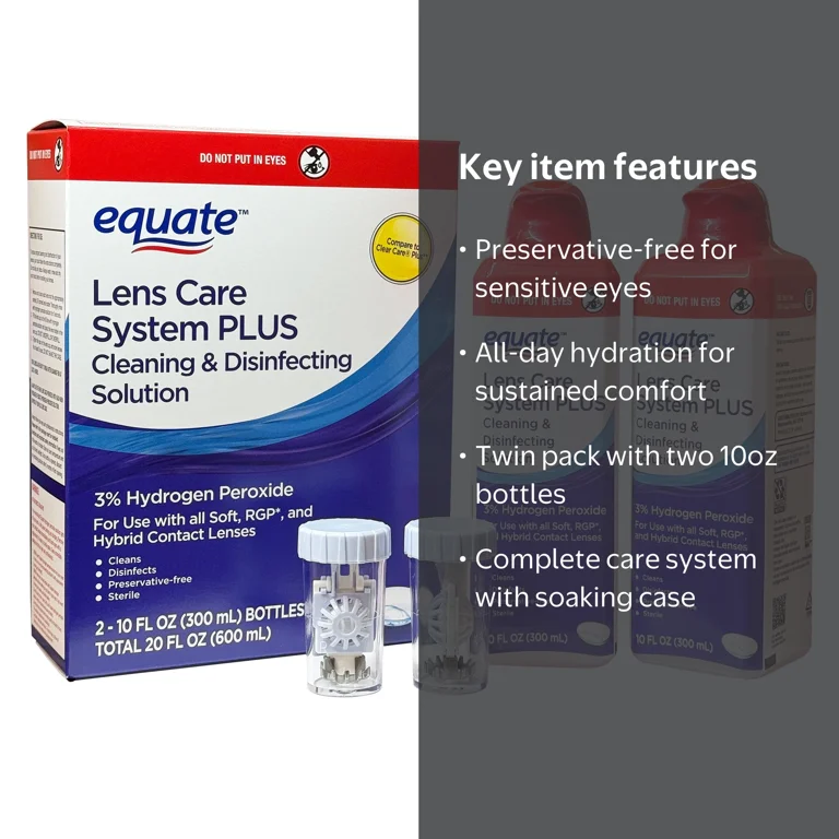 Equate Hydrogen Peroxide Cleaning and Disinfecting System 3% for