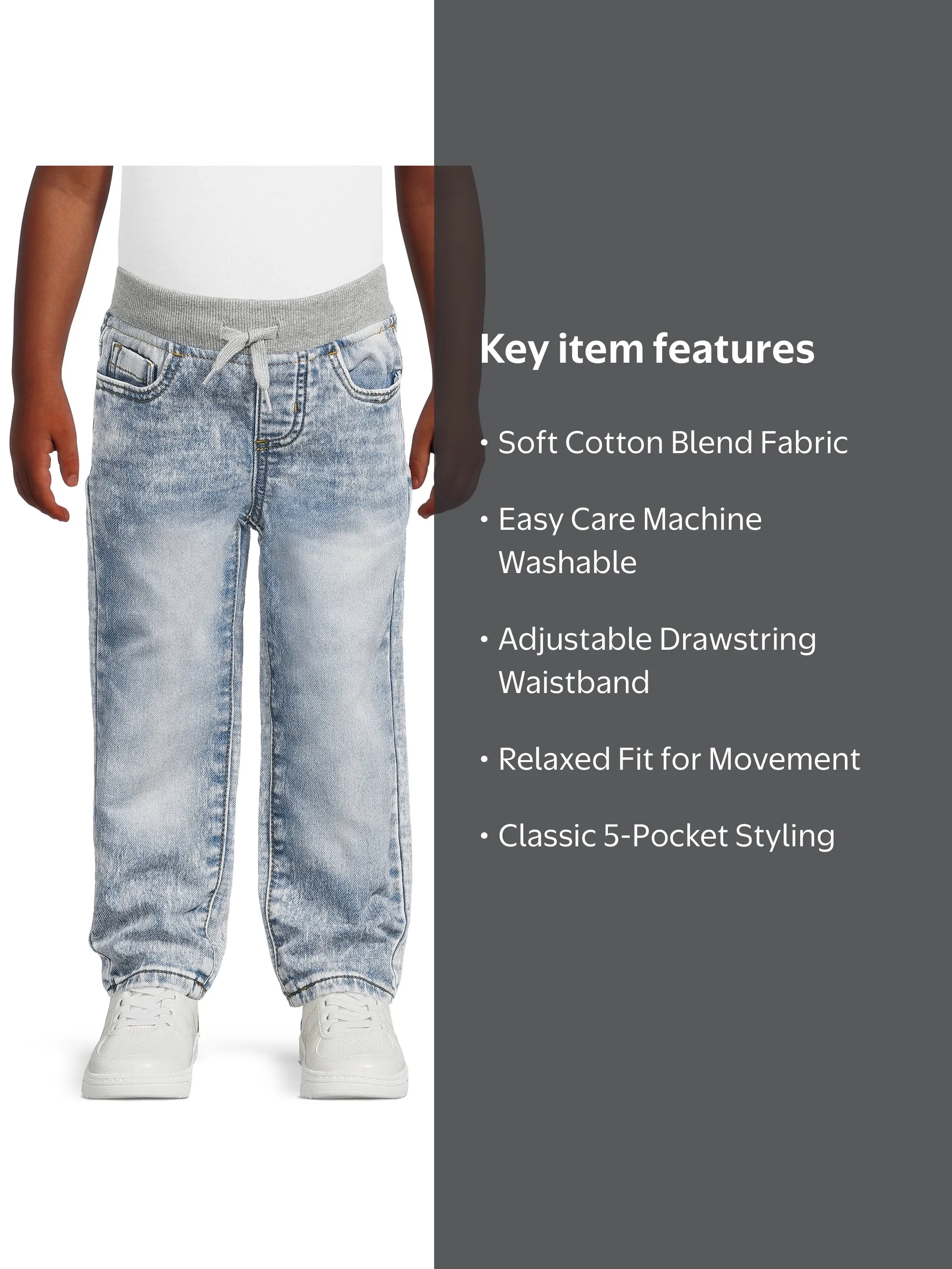 Wonderland Youth Denim SizeL Wonder Nation Toddler Boy Knit Denim 
