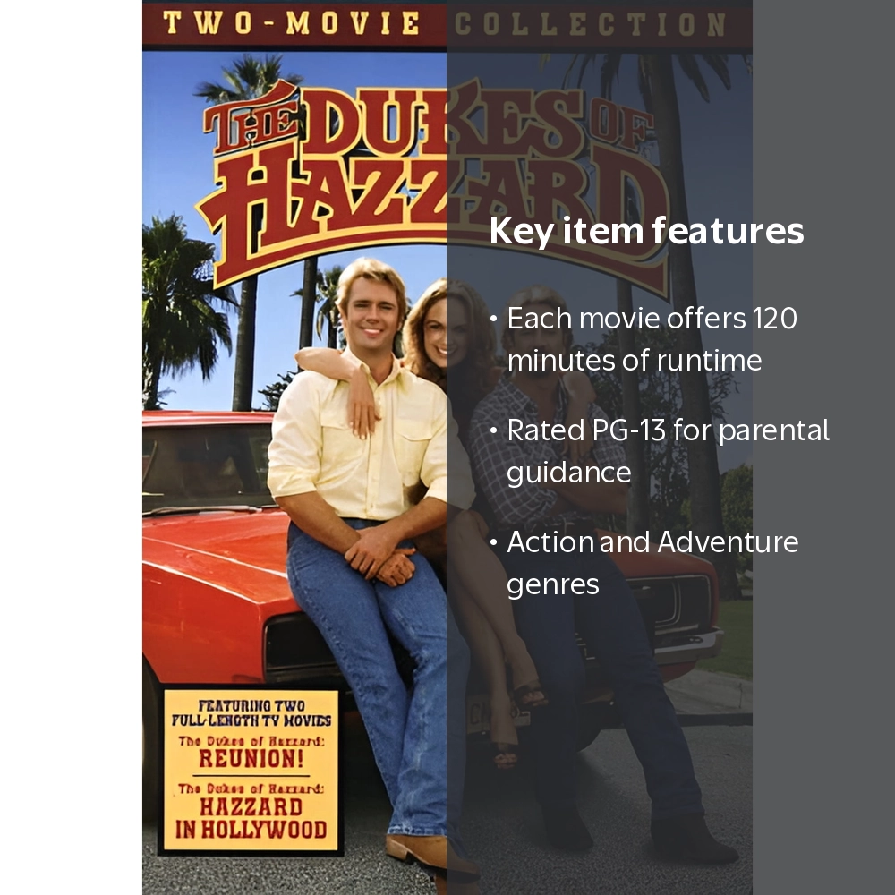 The Dukes of Hazzard Two Movie Collection (Reunion! / Hazzard in