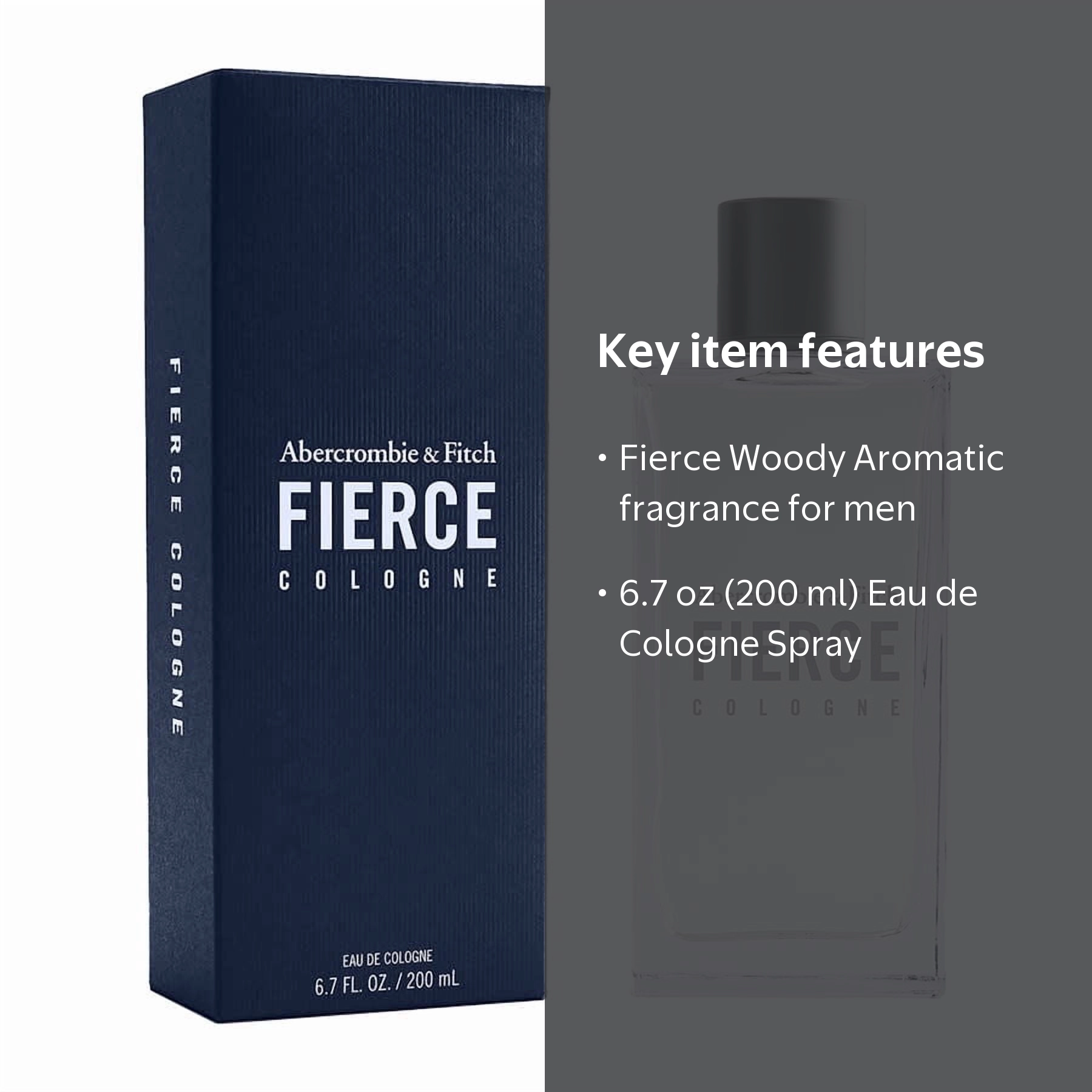 Abercrombie and Fitch, Men's Fierce EDC Spray, 6.7 oz - Walmart.com