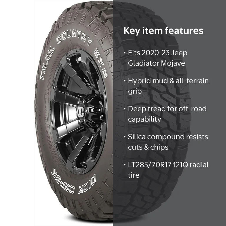Dick Cepek Trail Country EXP LT285/70R17 121Q Tire - Walmart.com