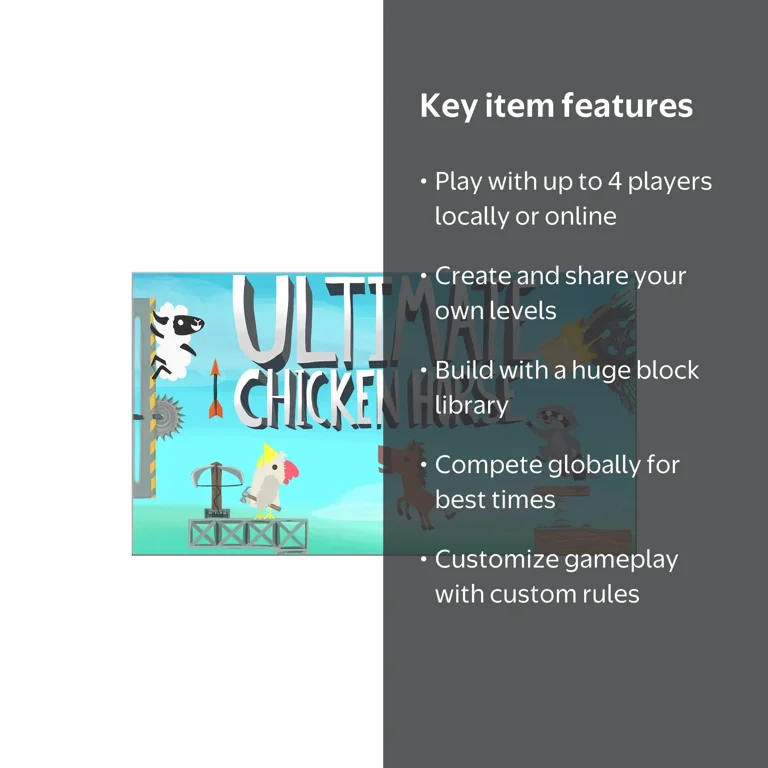Ultimate Chicken Horse - Nintendo Switch [Digital] - Walmart.com