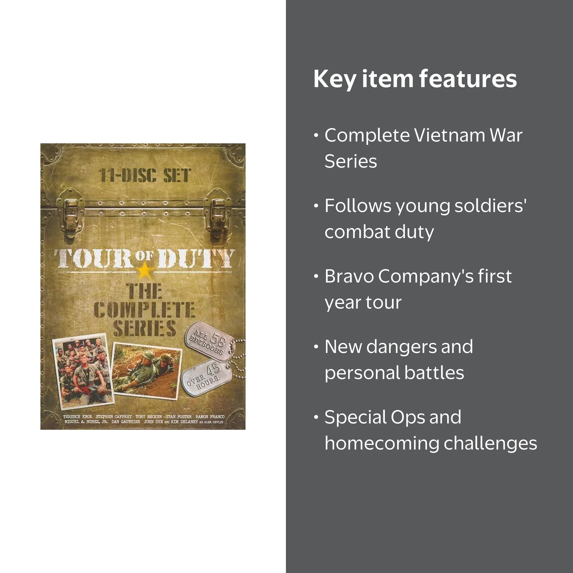 Tour of Duty: The Complete Collection, Groundbreaking TV Series