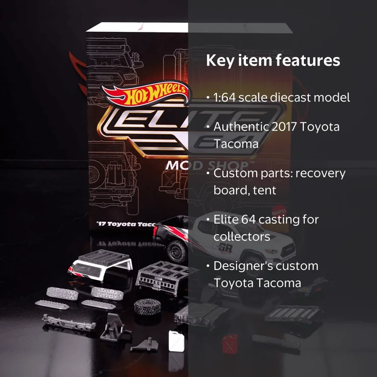 Hot Wheels Elite64 Assorted 1:64 Diecast ‚Äò17 Toyota Tacoma