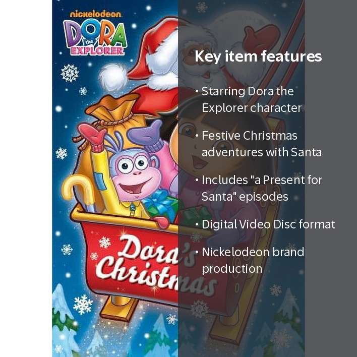 Paramount, Dora's Christmas DVD, Kids & Family, Christmas with