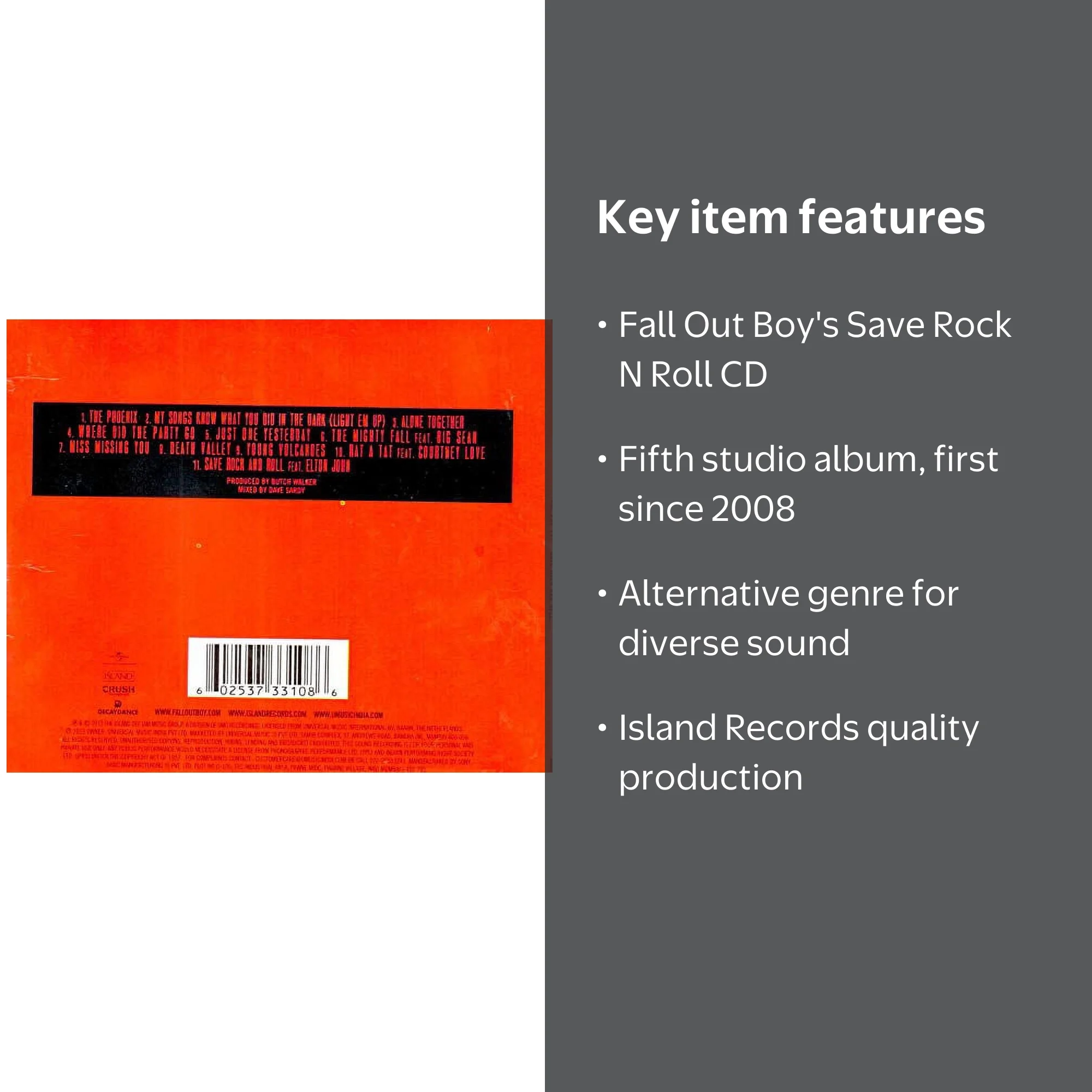 Fall Out Boy - Save Rock N Roll - Music & Performance - CD Album