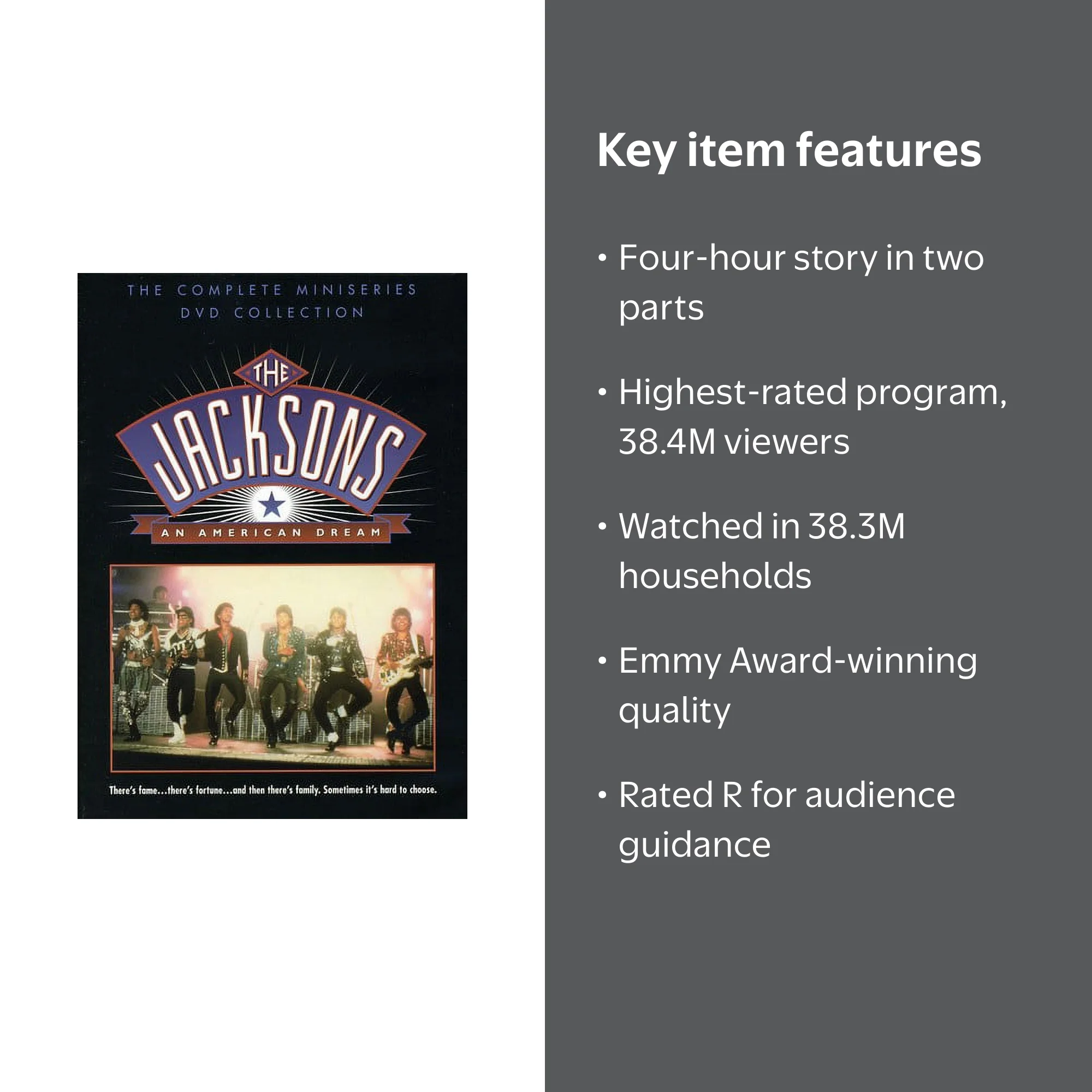 Universal Studios, The Jacksons: An American Dream, Miniseries