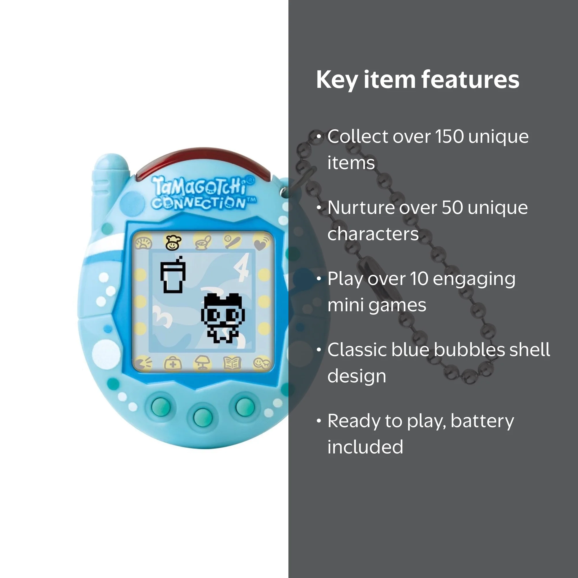 Tamagotchi Connection Bubbles Blue Bubbles Design Virtual Pet