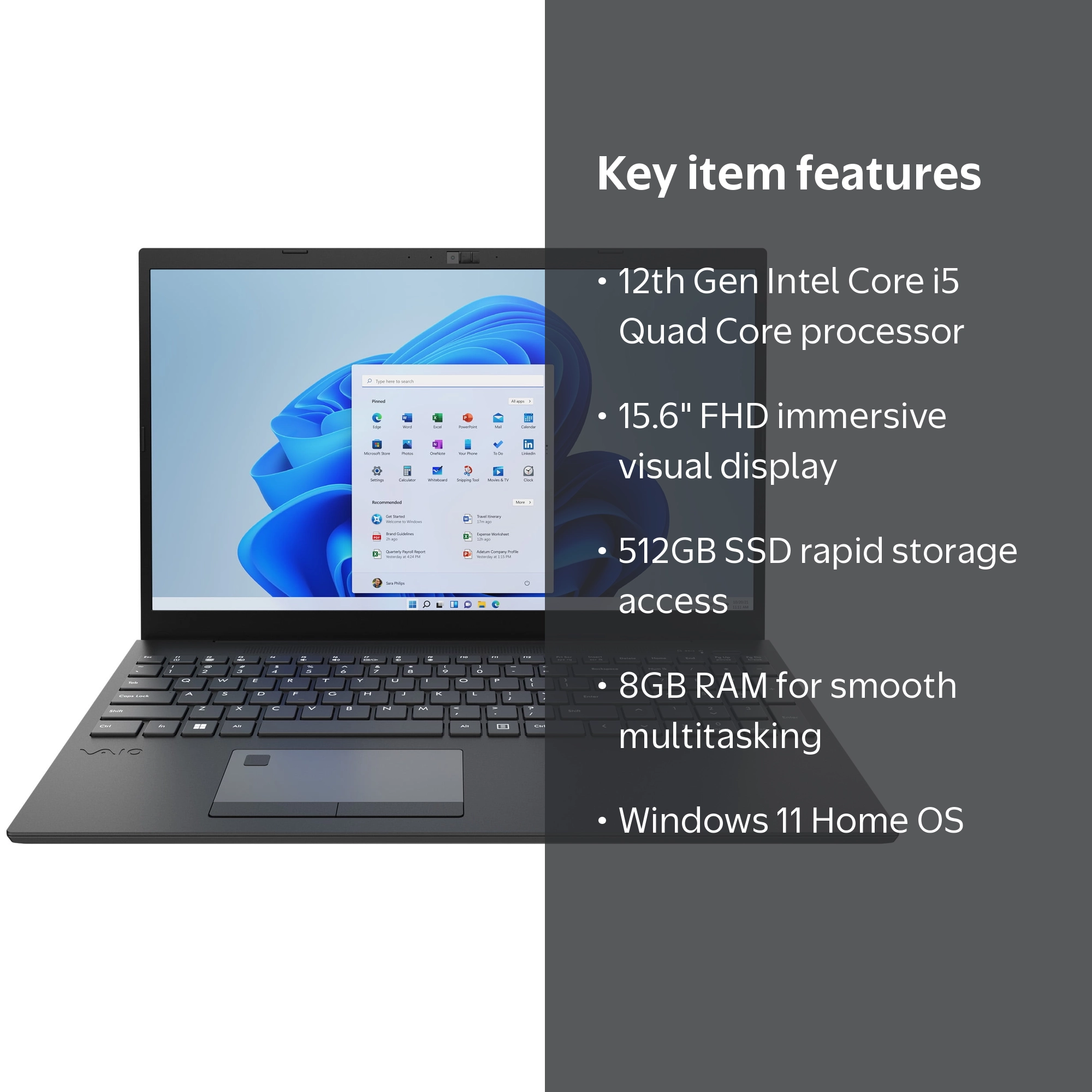 Open Box) VAIO VWNC51527-BK 15.6