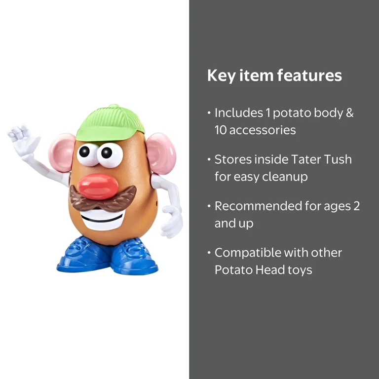 Mr. Potato Head Toy for Kids Ages 2+, Includes 11 Parts - Walmart.com