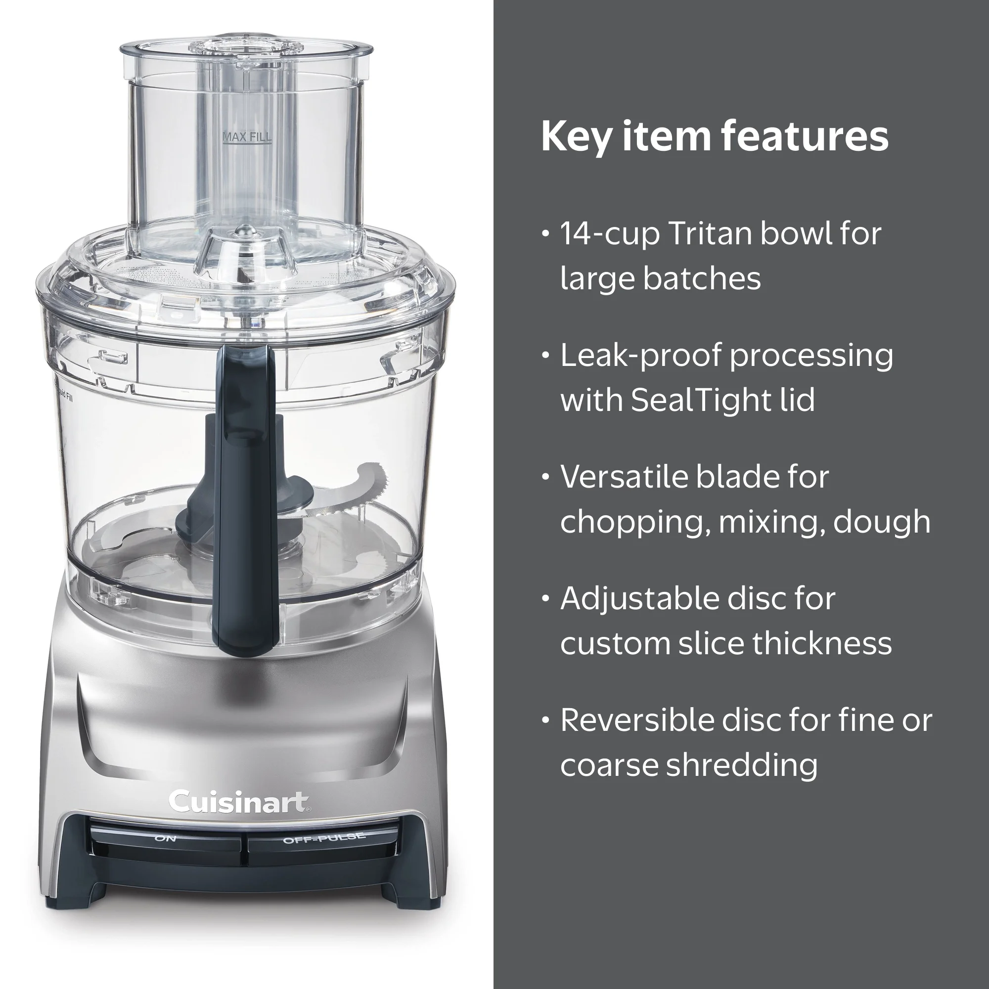 Cuisinart, Food Processor, FP-1400, 14 Cup with Slicing and