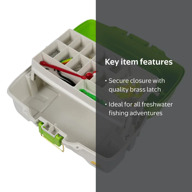 Plano Lets Fish 1 Tray Kit, Fishing Tackle Box - Walmart.com