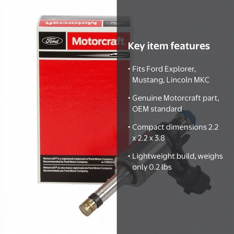 Motorcraft Fuel Injector Fits select: 2016-2019 FORD EXPLORER