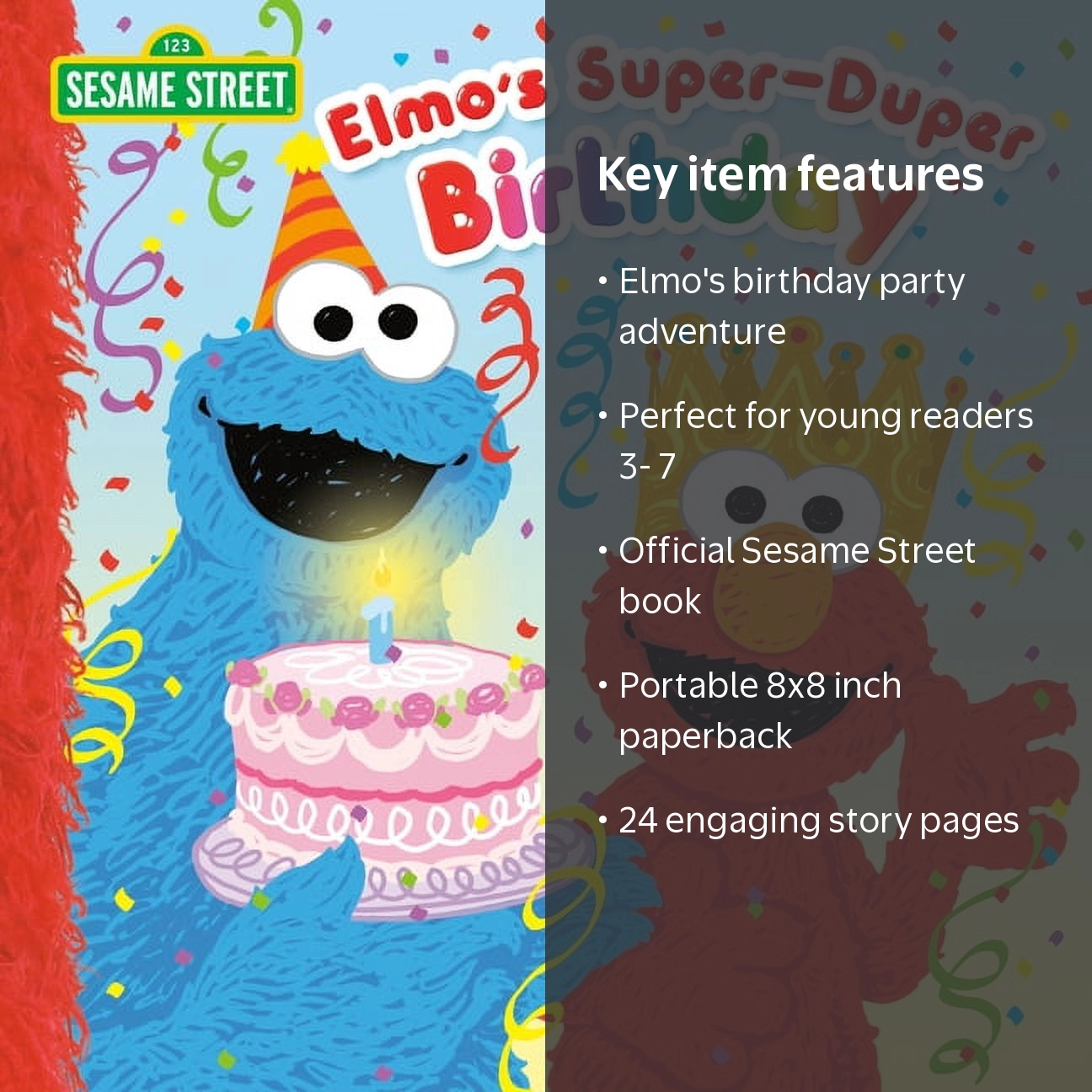 Naomi Kleinberg, Paperback Elmo's Super-Duper Birthday - Walmart.com