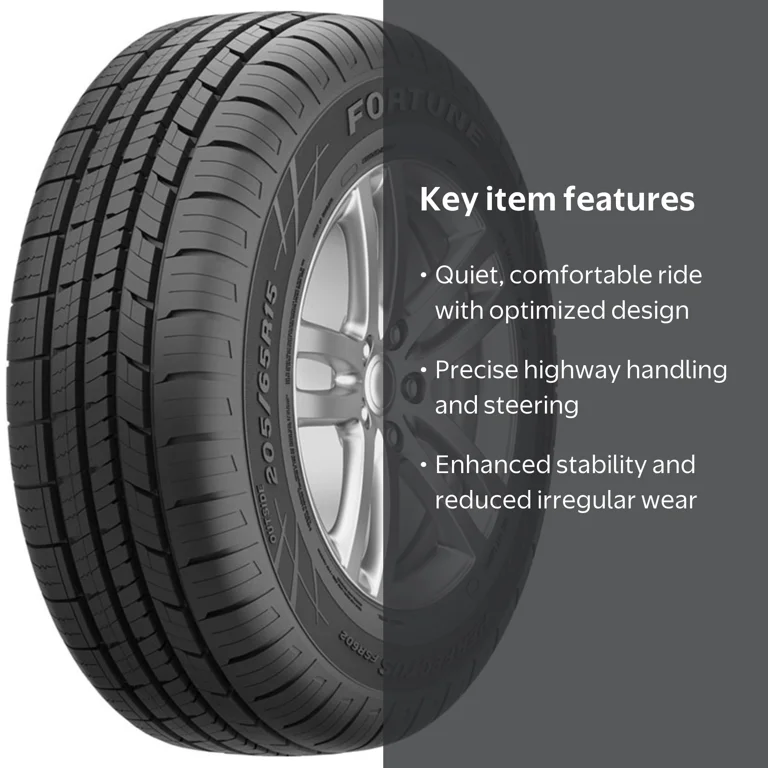 Fortune Perfectus FSR602 All Season Tire, 195/65R15 91H, Noise