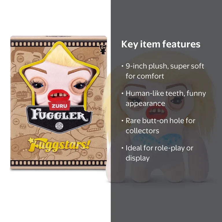 Fuggler Fugg Stars 9 inch (Fleeting Fartlet), Funny Ugly Monster