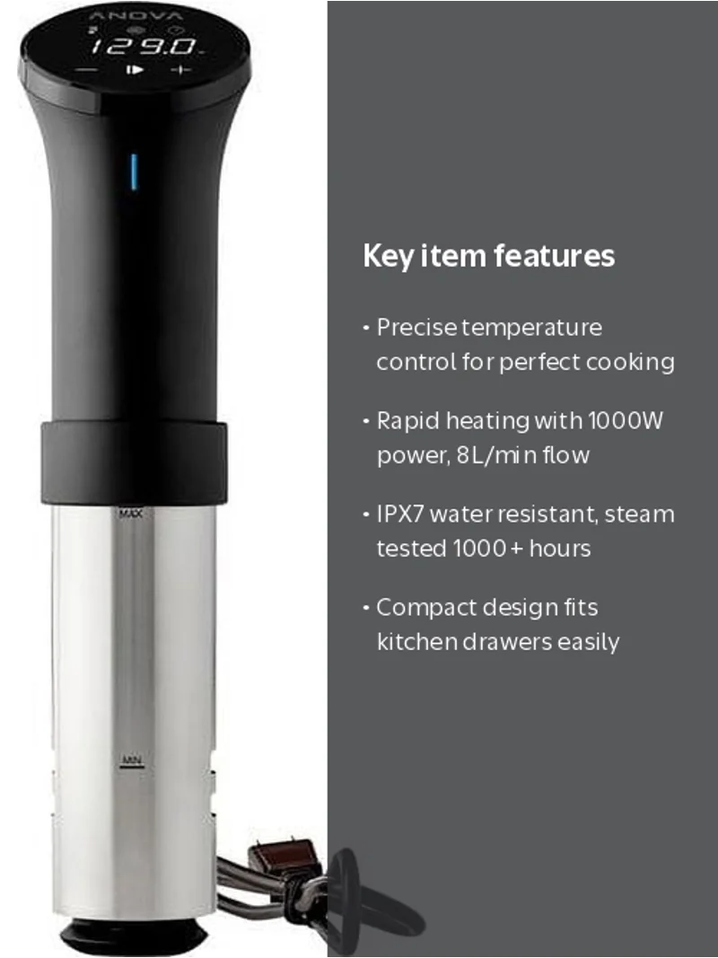 Anova Culinary, Anova Precision® Cooker, 1000 Watts - Walmart.com