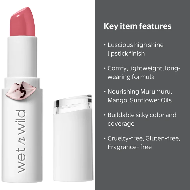 wet n wild Mega Last High-Shine Lip Color, Pinky Ring - Walmart.com