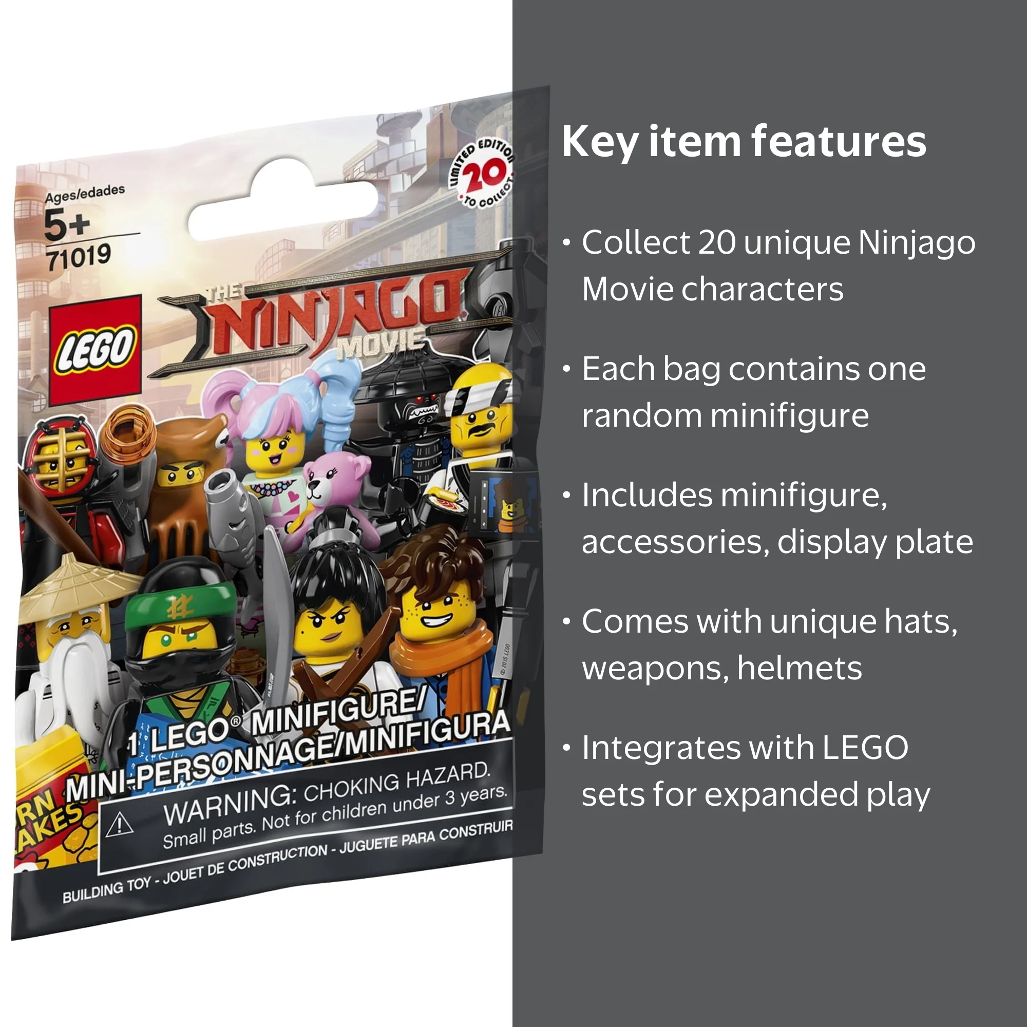 Ninjago Minifigure 71019 | Learning toy blocks - Walmart Business