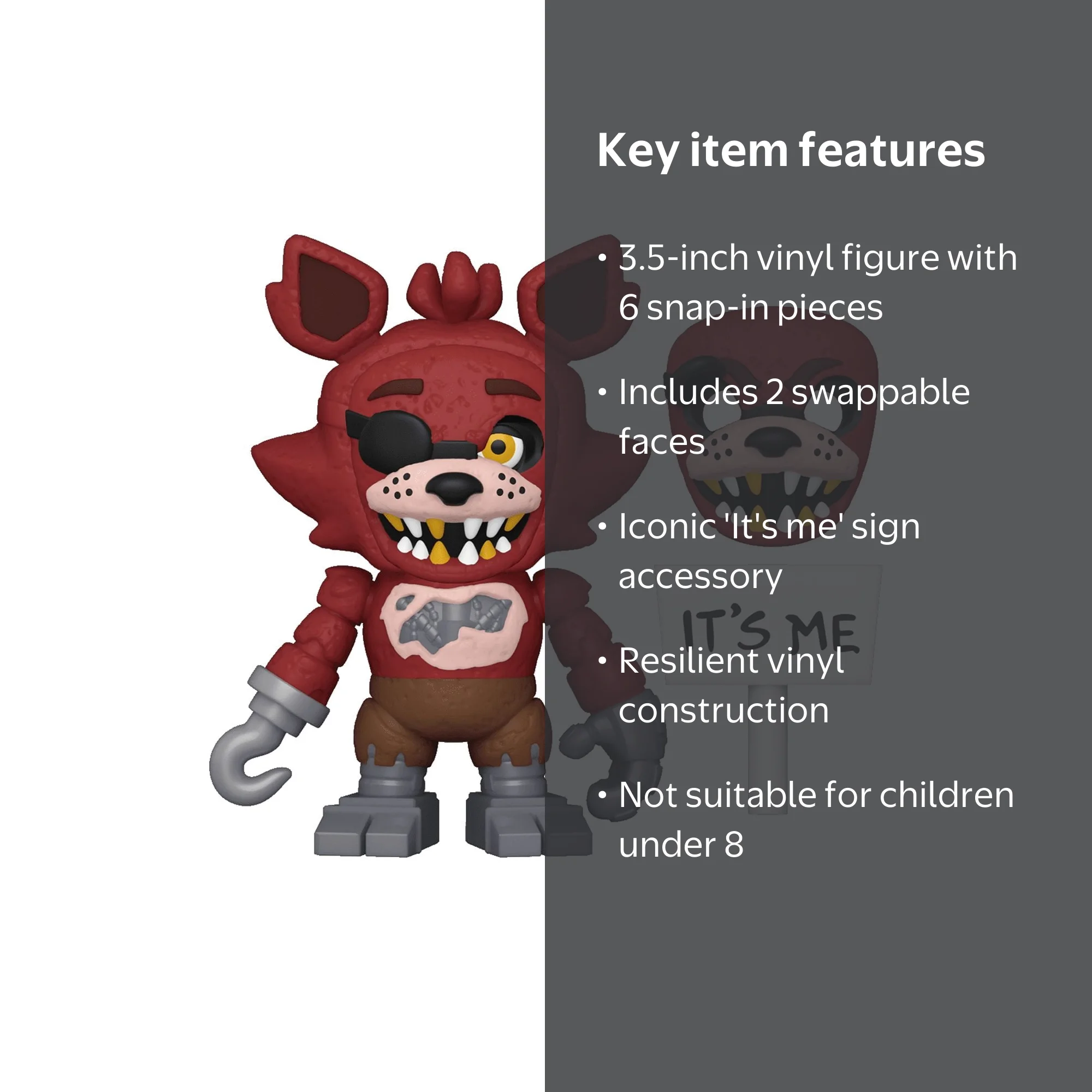 Funko Five Nights at Freddy's Snap: Foxy, 6-piece collectible set
