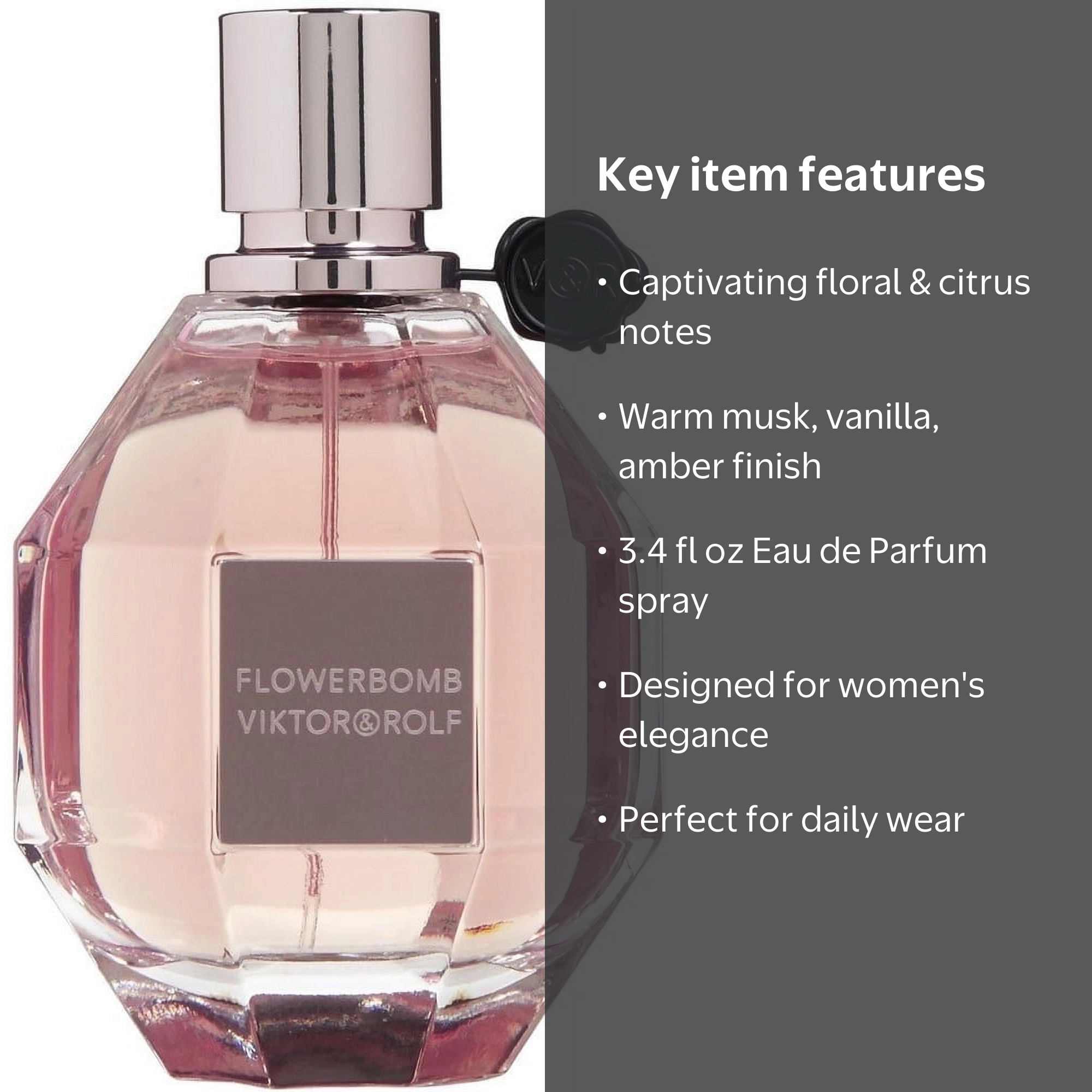 Viktor & Rolf Flowerbomb Eau de Parfum for Women, Floral Oriental