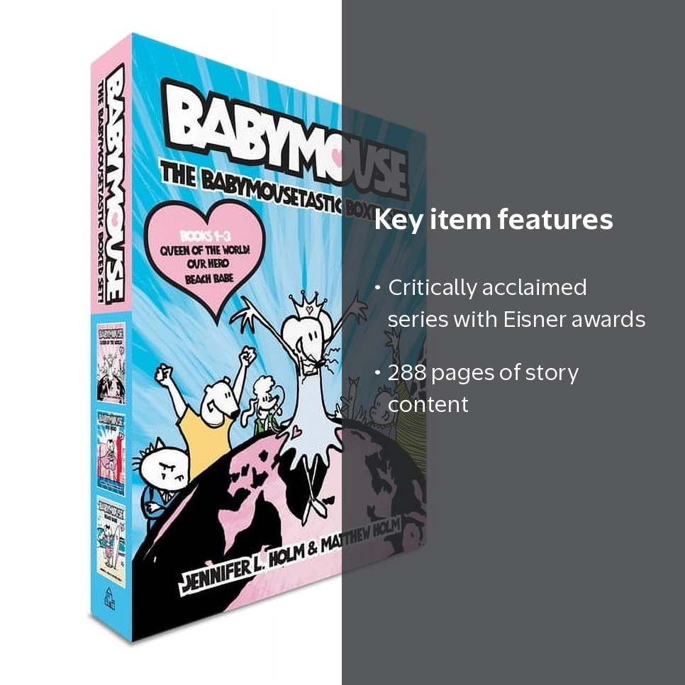 Babymouse The Babymousetastic Boxed Set!: Books 1-3 (a Graphic