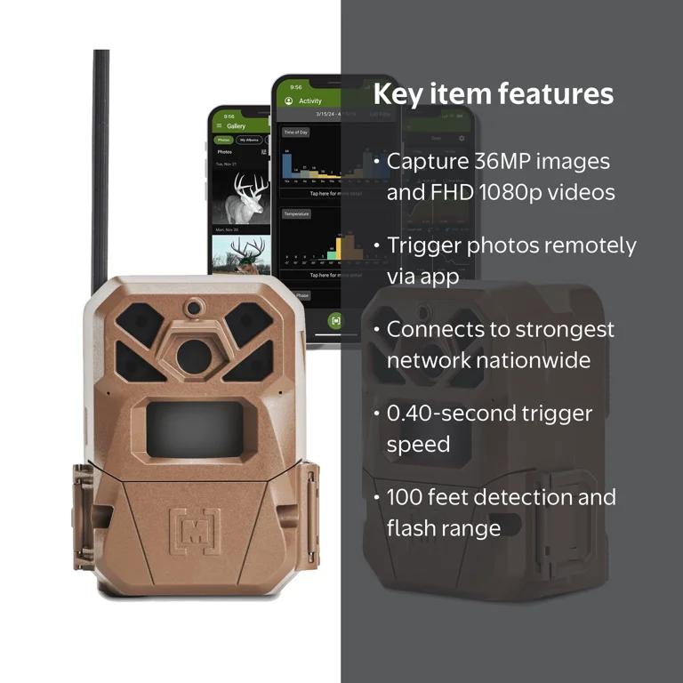 Moultrie Edge 2 Cellular Trail Camera (2PK) - 36MP photo, 1080p