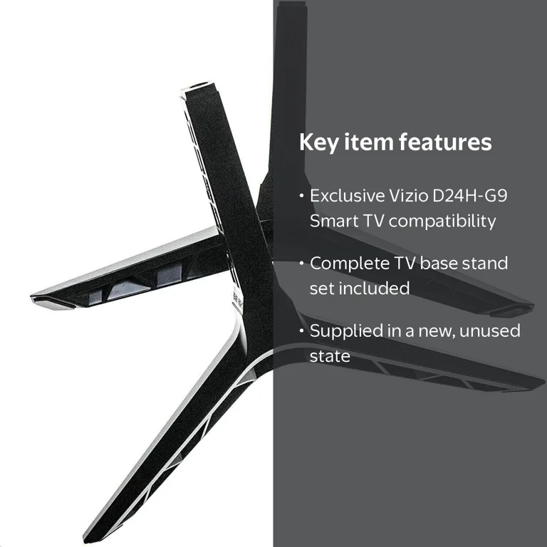 Xtrasaver Complete TV Base Stand Set with Screws for Vizio D24H-G9