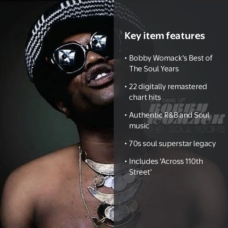 Bobby Womack - Best of Bobby Womack: The Soul Years - CD - Walmart.com