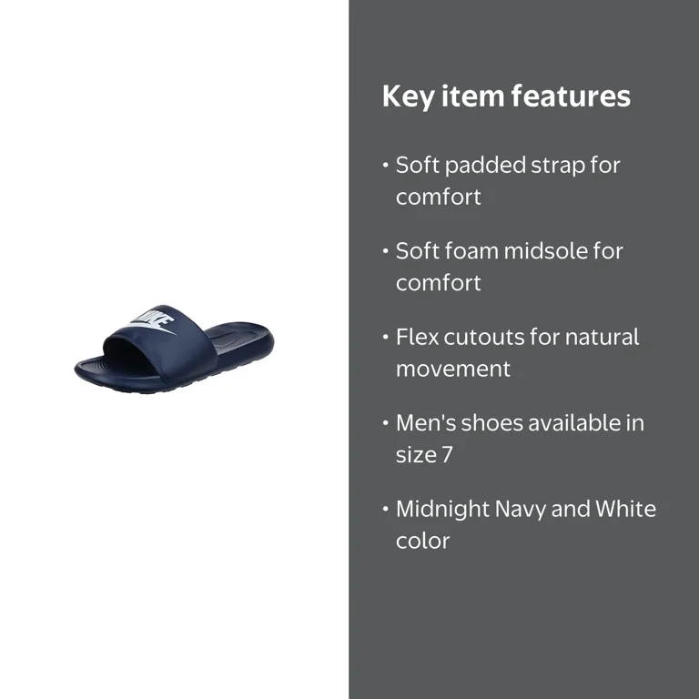 NIKE Victori One Slide Slippers for Men, Style: CN9675-401, Color