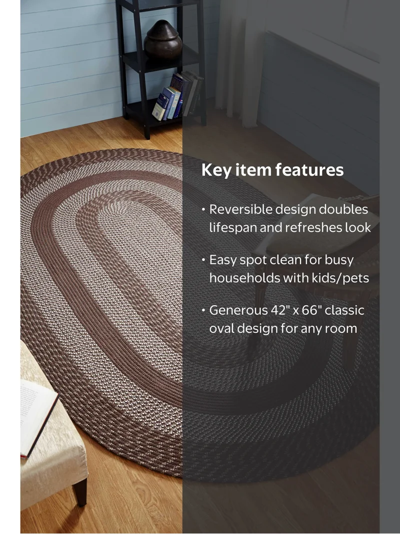 【新品・未使用】F.C.R.B. RUG MAT 21aw Better Trends Oval Braided Rug, 42