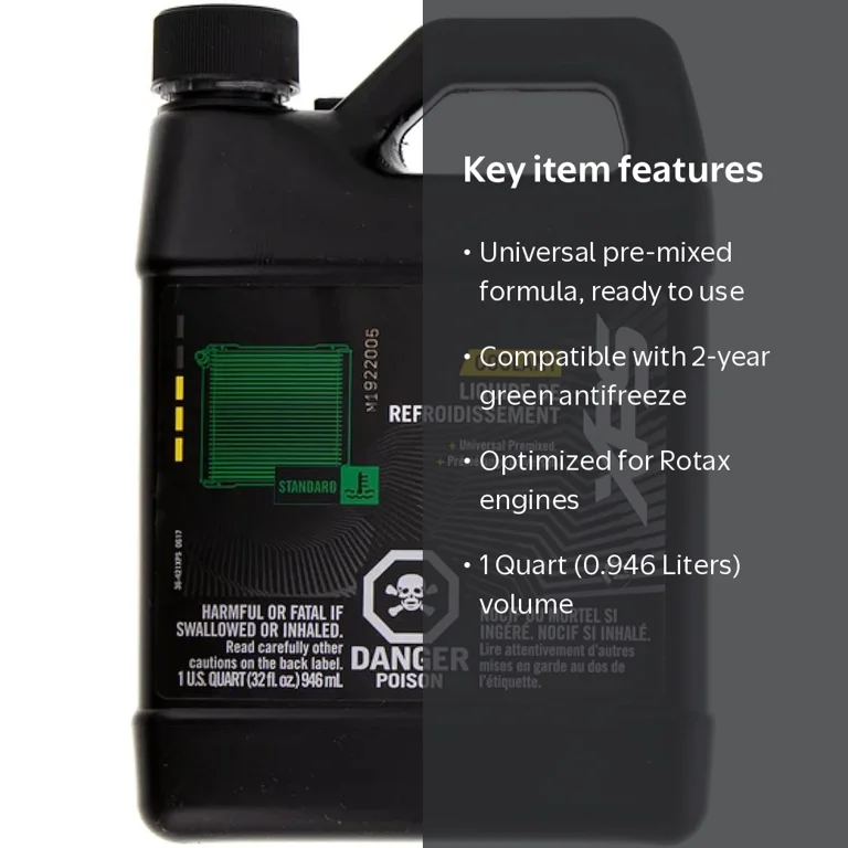 CAN AM OEM XPS Universal Pre-Mixed Green Coolant 1 Quart for