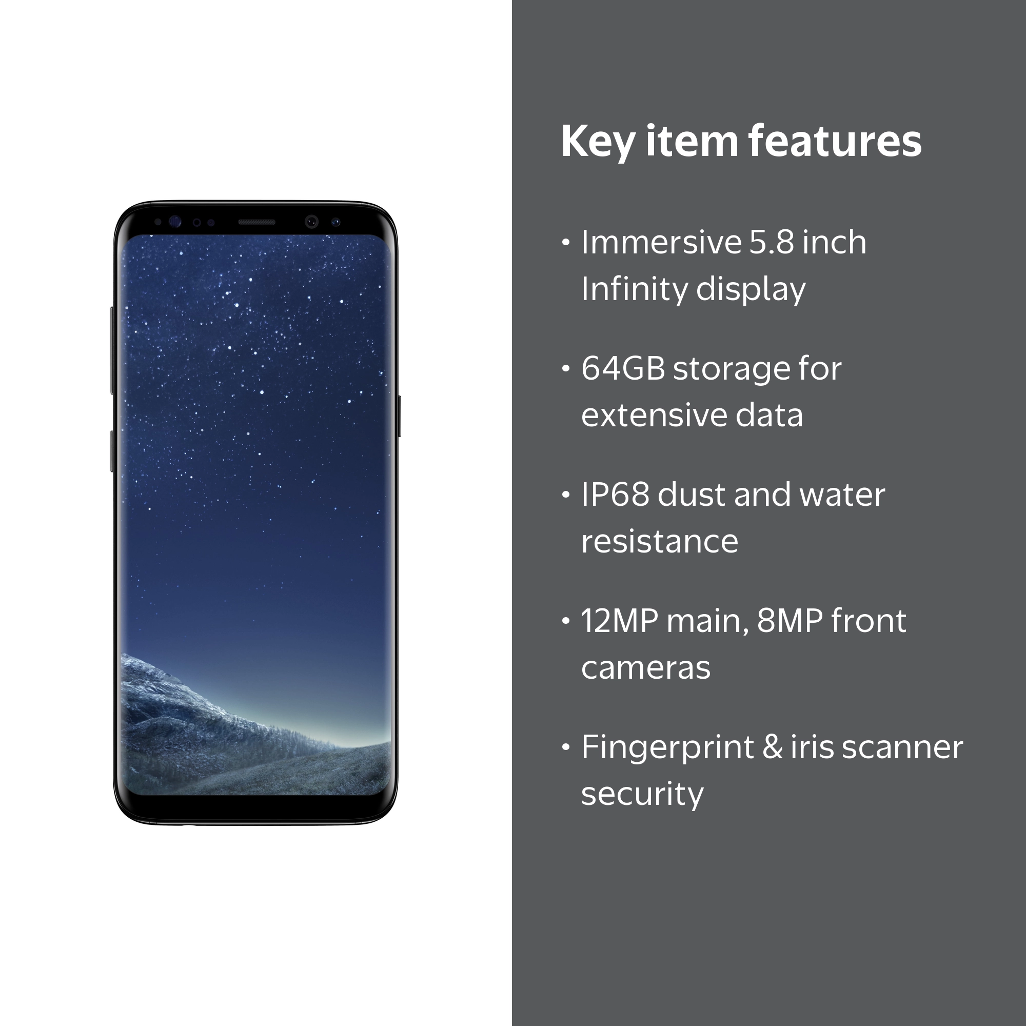 Samsung Galaxy S8 64GB (Sprint) - Walmart.com