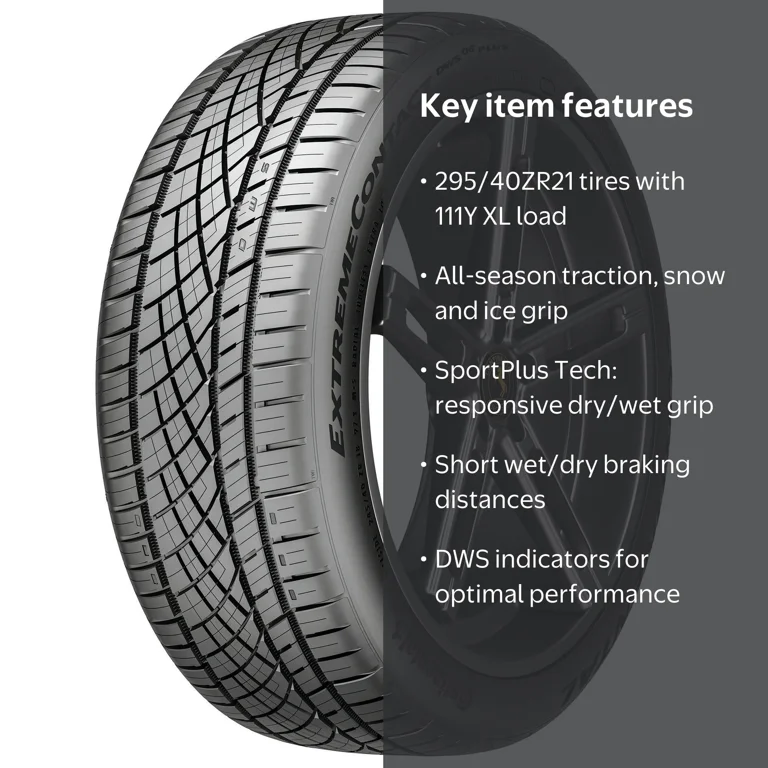 Continental ExtremeContact DWS06 PLUS UHP All Season 295/40ZR21