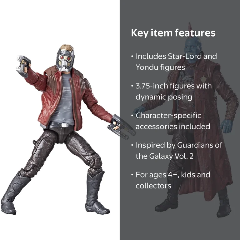 Marvel Legends Star-Lord & Yondu Action Figure 2-Pack - Walmart.com