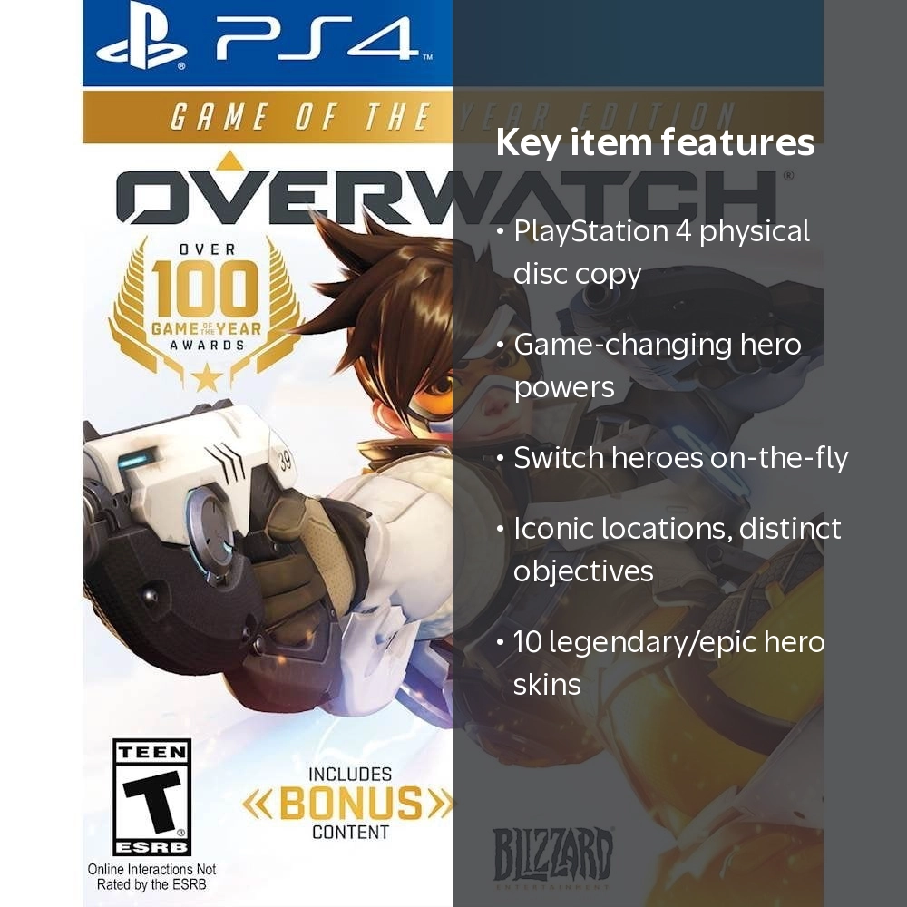 Overwatch: Legendary Edition, Activision, PlayStation 4, [Physical