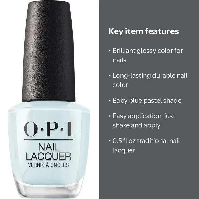 OPI Nail Lacquer Suzi Without a Paddle Blue Nail Polish Fiji