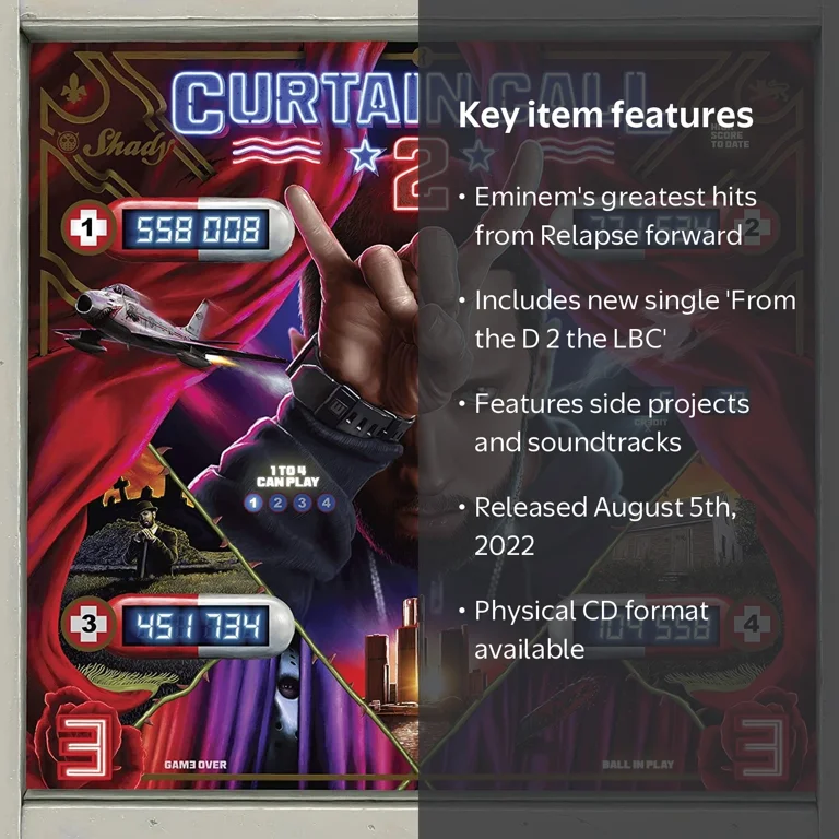Eminem - Curtain Call 2 - Music & Performance - CD - Walmart.com