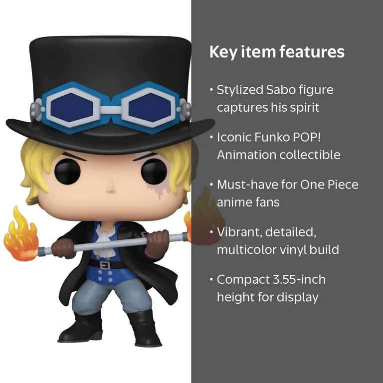 Funko POP! Animation: One Piece - Sabo - Walmart.com