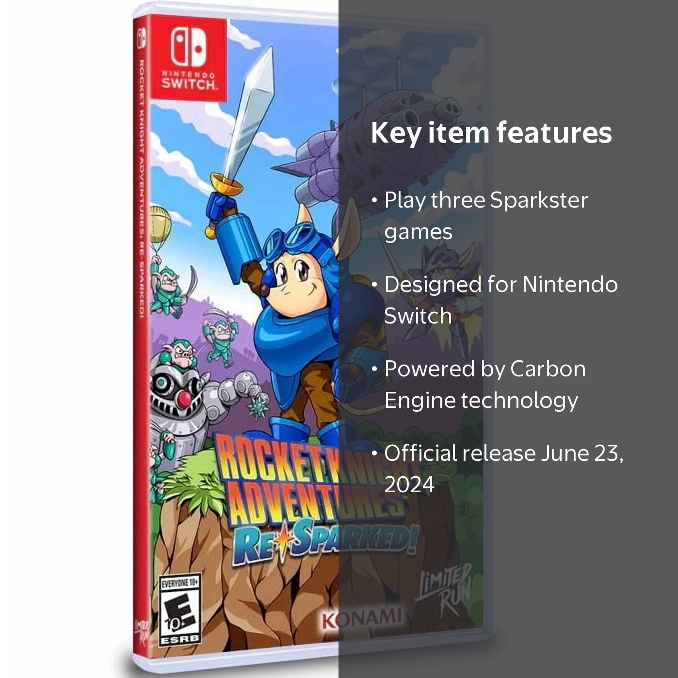 Rocket Knight Adventures Re:Sparked - Nintendo Switch - Limited