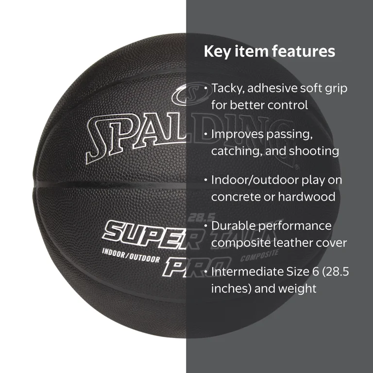 Spalding Super Tack Pro Indoor and Outdoor Composite Leather